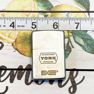Zippo Lighter Pat 2517191 Logo: YORK refrigeration air conditioning 1955 -1957